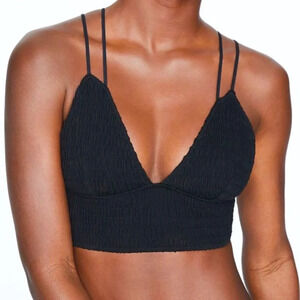 NWT PINK Victoria’s Secret Smocked Bralette